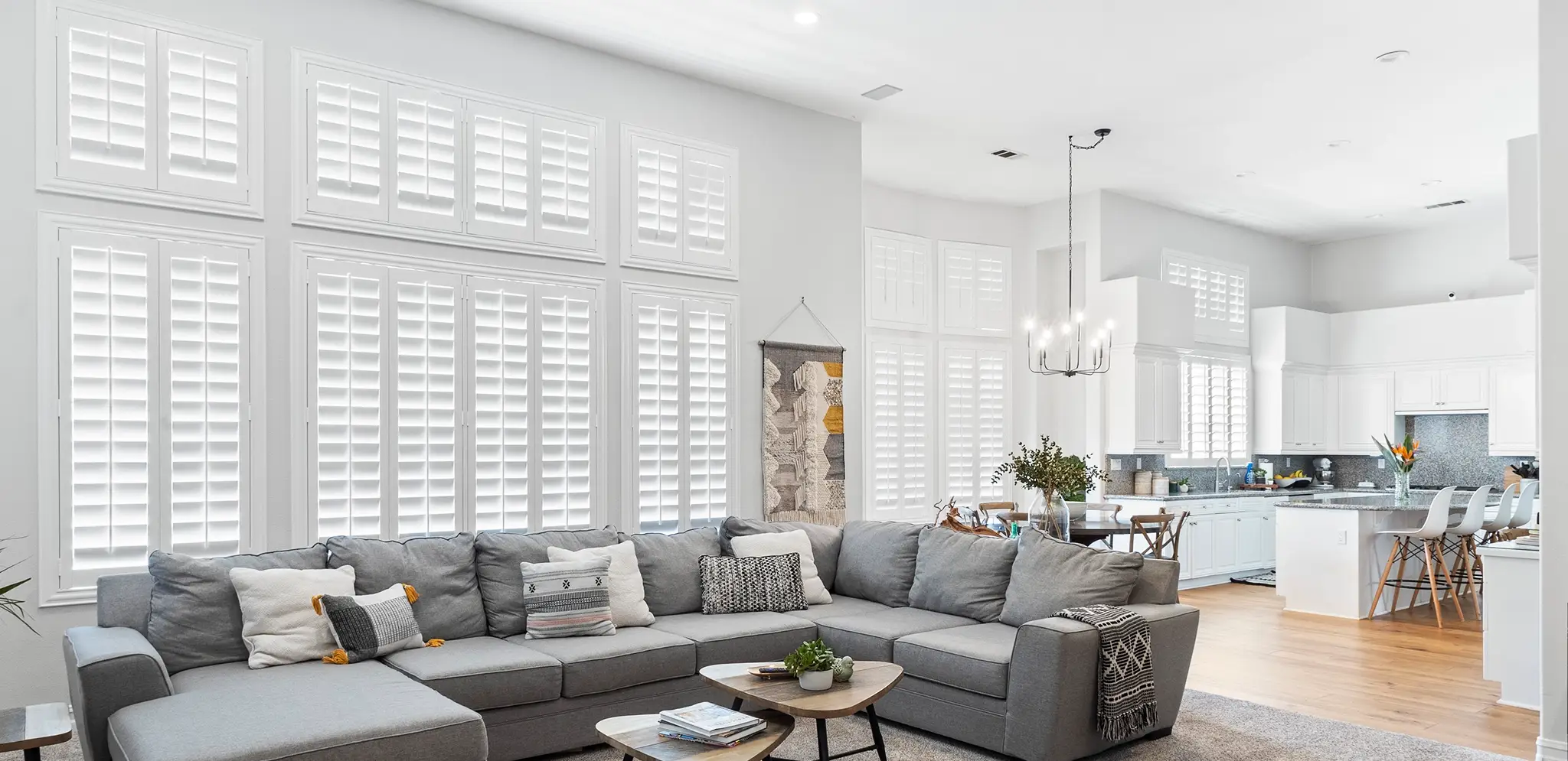 Shutters in a Raleigh living room