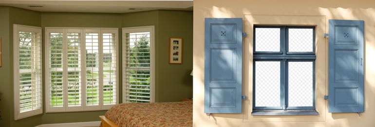 Raleigh North Carolina outdoor and indoor shutters