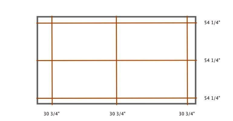 Raleigh indoor shutter measurement diagram