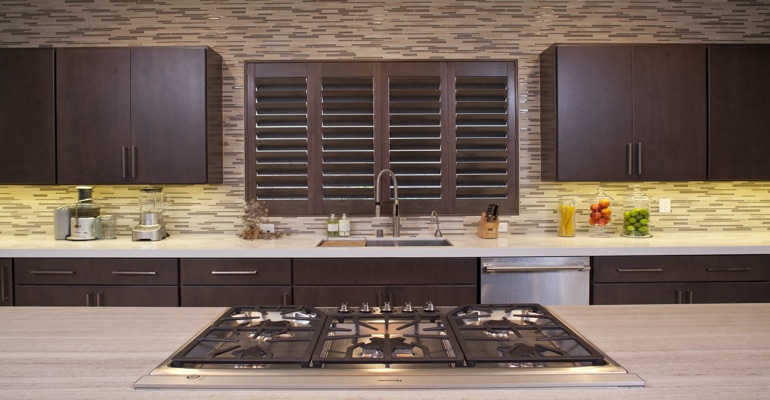 Raleigh wood shutter kitchen