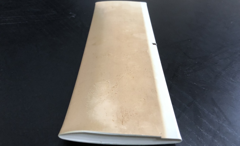 Hollow vinyl louvers can split, warp, or crack. open shutter louver