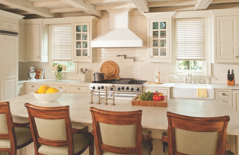 Kitchen Blinds In Raleigh, NC Kitchen windows covered with blinds